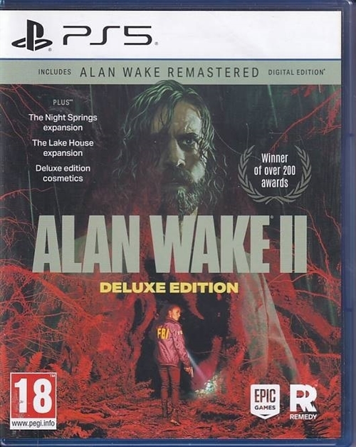 Alan Wake II Deluxe Edition - PS5 (A-Grade) (Genbrug)